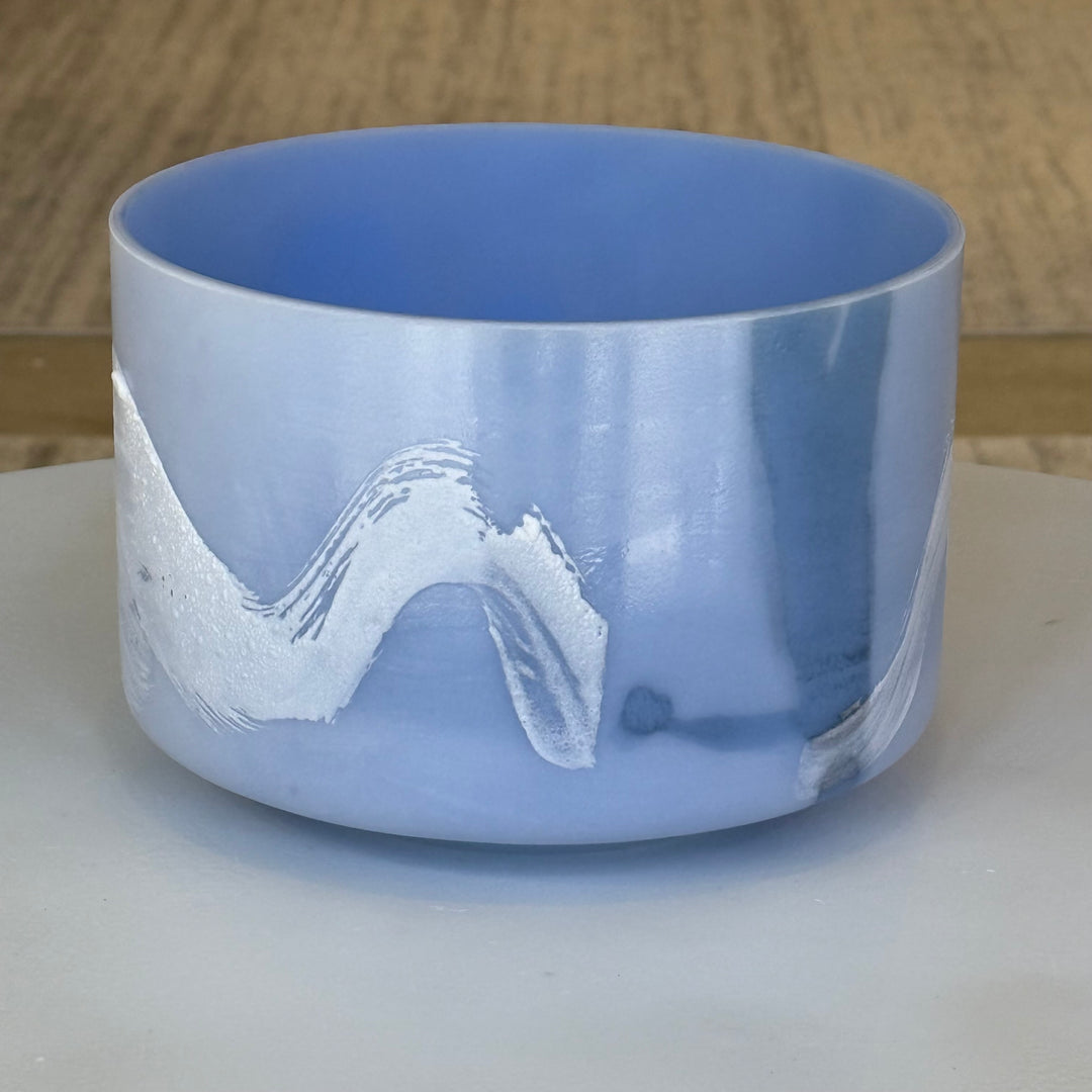 8" G#-30 Larimar 144373 Crystal Tones® Alchemy Crystal Singing Bowl