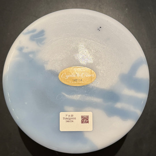 7" A-20 Turquoise 146114 Crystal Tones® Alchemy Crystal Singing Bowl