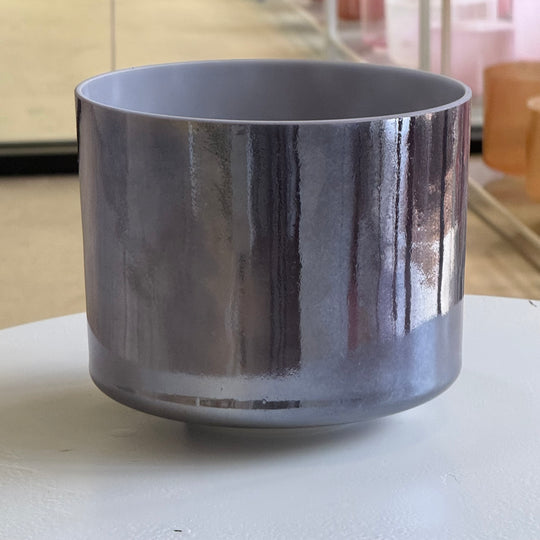 9" B-10 Sugilite, Palladium Bowl 111270 Crystal Tones® Alchemy Crystal Singing Bowl