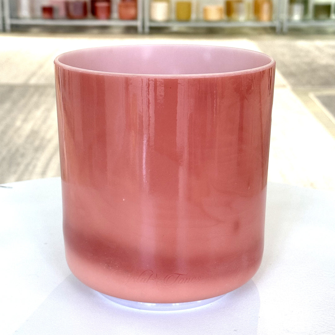6" G#0 Rose Quartz 130925 Crystal Tones® Alchemy Crystal Singing Bowl