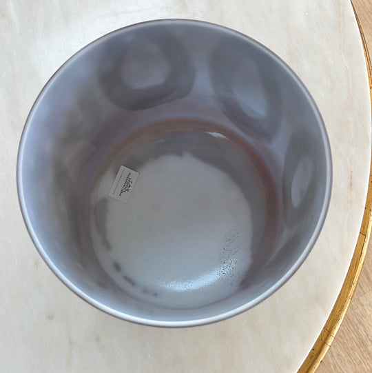 9" A#+30 Lepidolite, Palladium 124844 Crystal Tones® Alchemy Crystal Singing Bowl