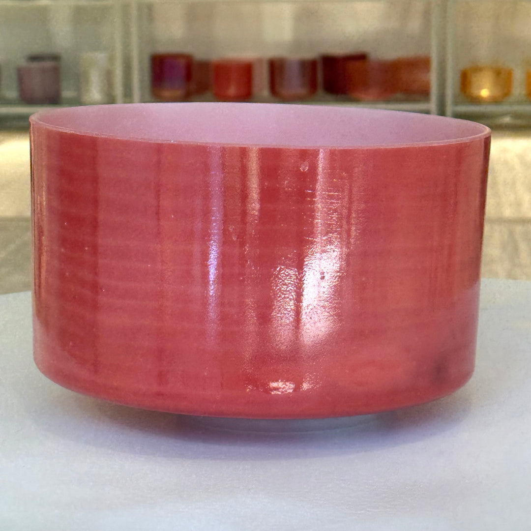 9" E+20 Rose Quartz, White Light Angel Gold, Celestial Rings 144042 Crystal Tones® Alchemy Crystal Singing Bowl