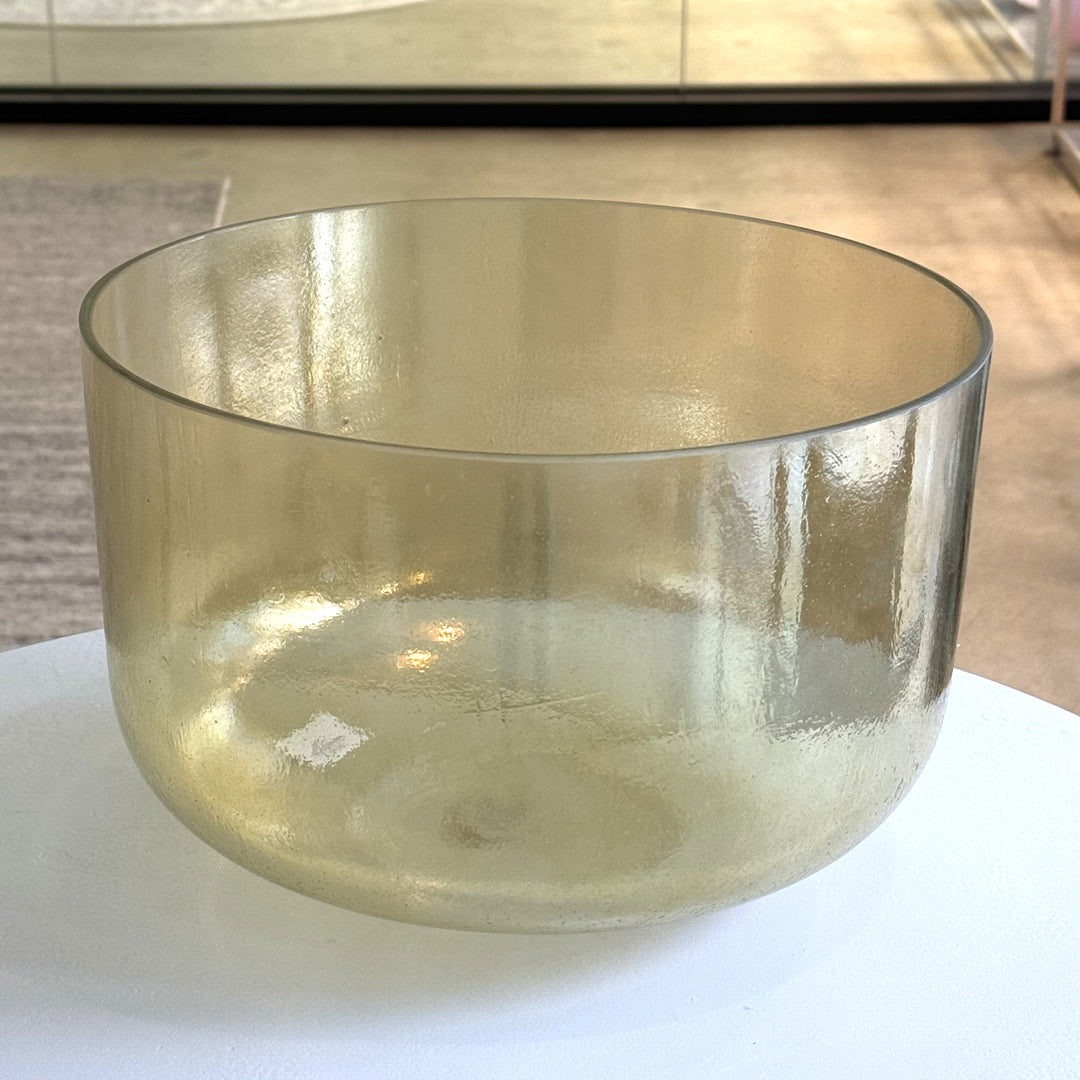 12" F#-45 Smokey Quartz 145776 Crystal Tones® Alchemy Crystal Singing Bowl