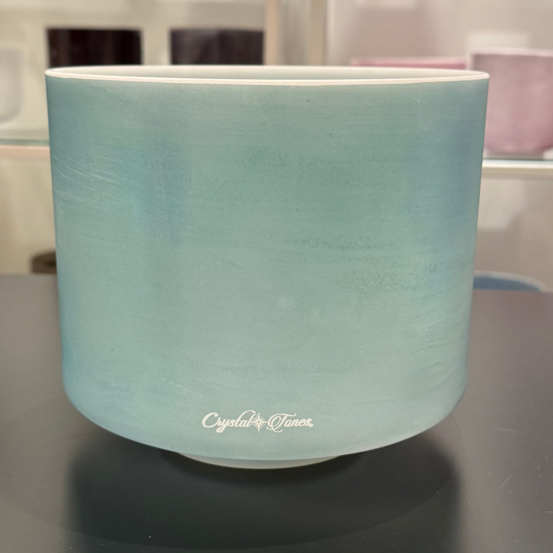 8" E-40 Ocean Gold 156278 Crystal Tones® Alchemy Crystal Singing Bowl