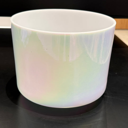 8" F#0 Mother Of Platinum 148699 Crystal Tones® Alchemy Crystal Singing Bowl