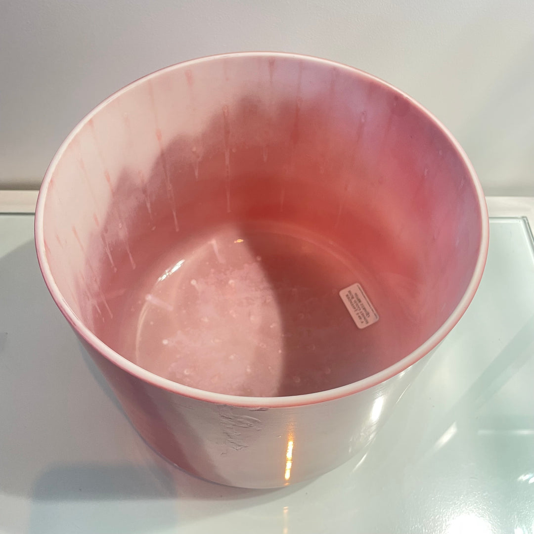 9" A#-5 Lavender Sunset Gold, Rose Quartz 88916 Crystal Tones® Alchemy Crystal Singing Bowl