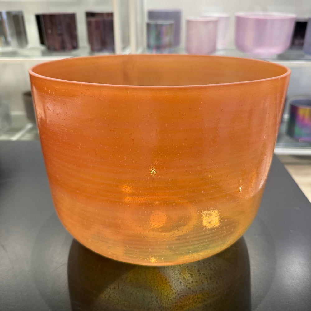 12" C#+15 Carnelian, Celestial Rings 146500 Crystal Tones® Alchemy Crystal Singing Bowl