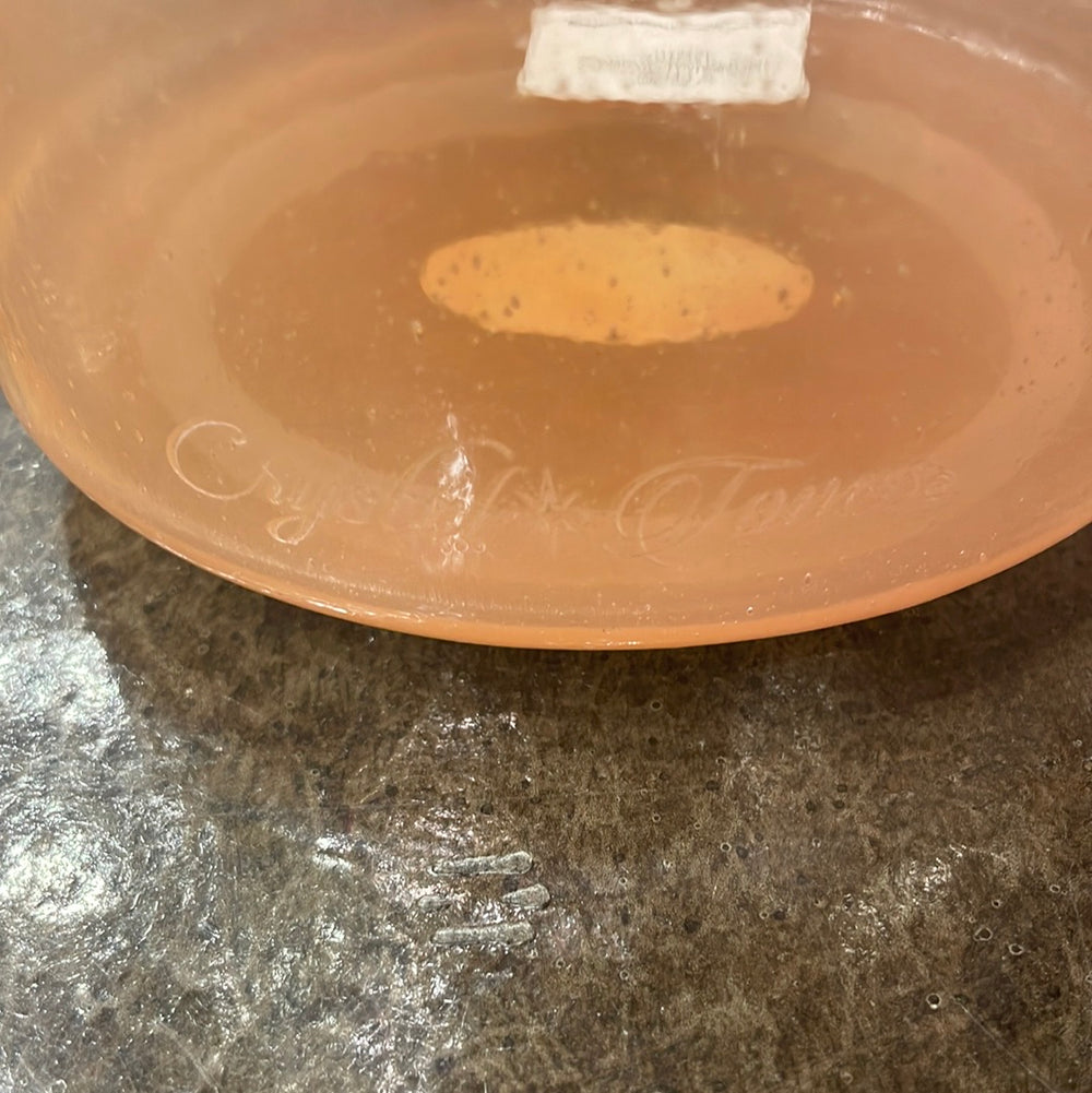 6" F+20 Imperial Topaz Bowl 131117 Crystal Tones® Alchemy Crystal Singing Bowl