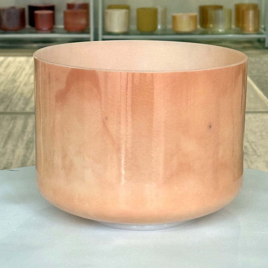 9" G#0 Sedona Red Rock 142919 Crystal Tones® Alchemy Crystal Singing Bowl