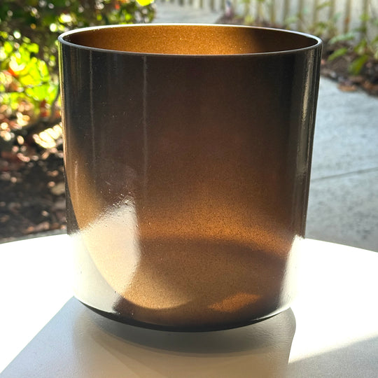 7" C#+10 Earth Bowl 122313 Crystal Tones® Alchemy Crystal Singing Bowl