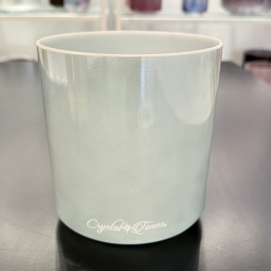 6" F-40 Green Heart Ocean Gold 135931 Crystal Tones® Alchemy Crystal Singing Bowl