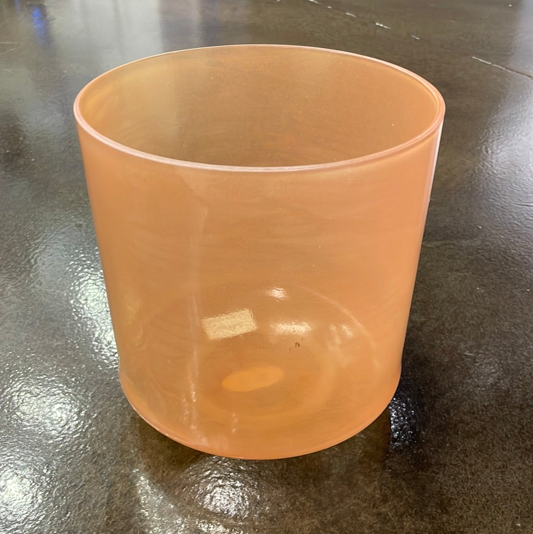 8" E-45 Carnelian Bowl 122207 Crystal Tones® Alchemy Crystal Singing Bowl