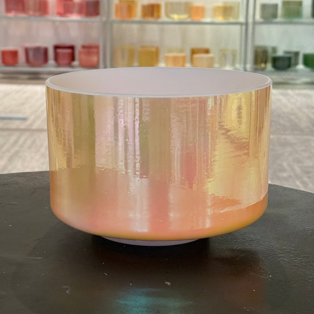 8" F#+15 Crone Goddess 148370 Crystal Tones® Alchemy Crystal Singing Bowl