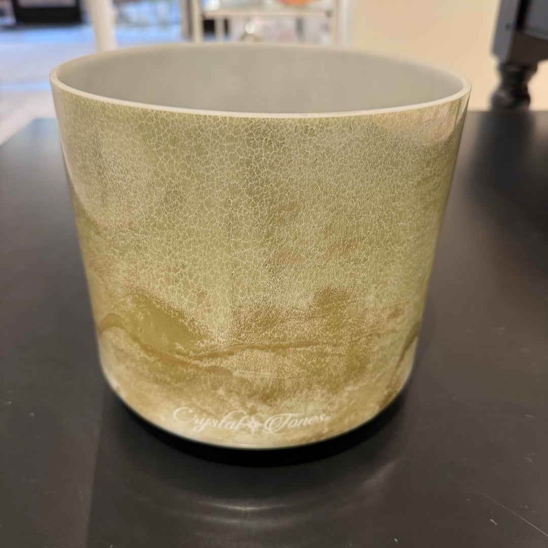 8" D+35 Emerald Bowl 136046 Crystal Tones® Alchemy Crystal Singing Bowl