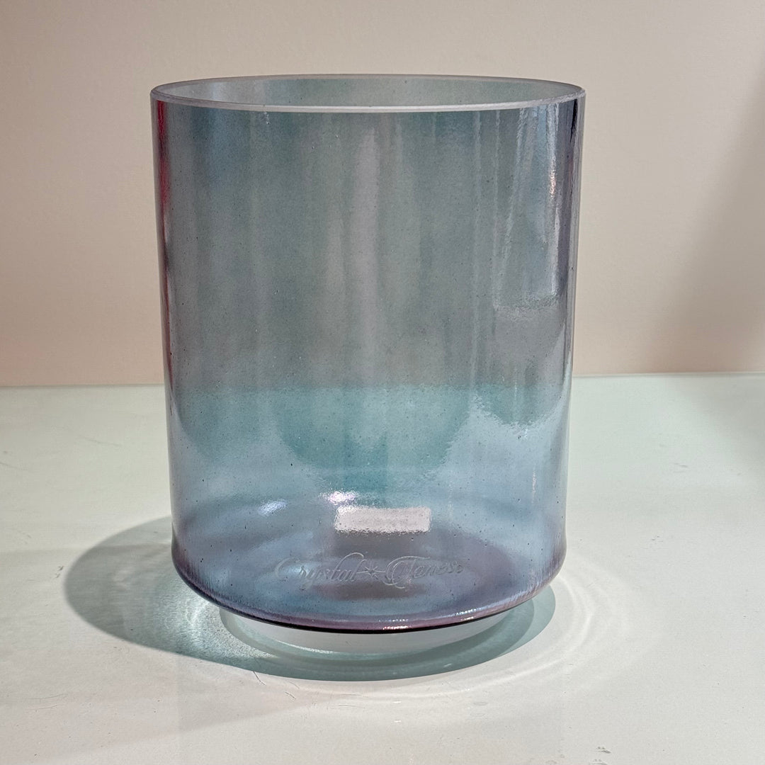 6" F+10 Zeal Point Aura Gold Bowl 130412 Crystal Tones® Alchemy Crystal Singing Bowl