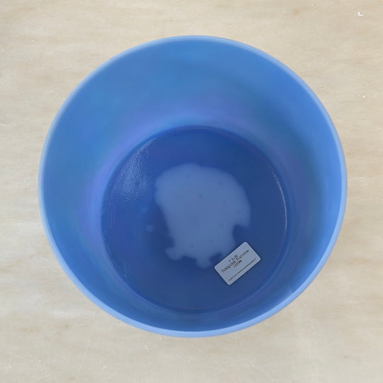 7" E+30 Turquoise, Platinum Bowl 123184 Crystal Tones® Alchemy Crystal Singing Bowl