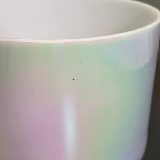 8" F#0 Mother Of Platinum 148699 Crystal Tones® Alchemy Crystal Singing Bowl