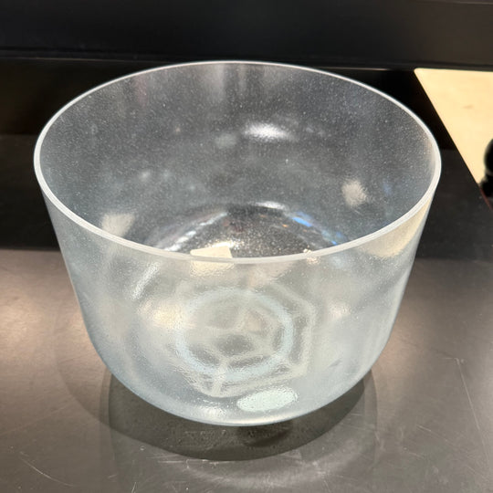 10" F-45 Tesseract Salt, Green Heart Aura Gold 143756 Crystal Tones® Alchemy Crystal Singing Bowl