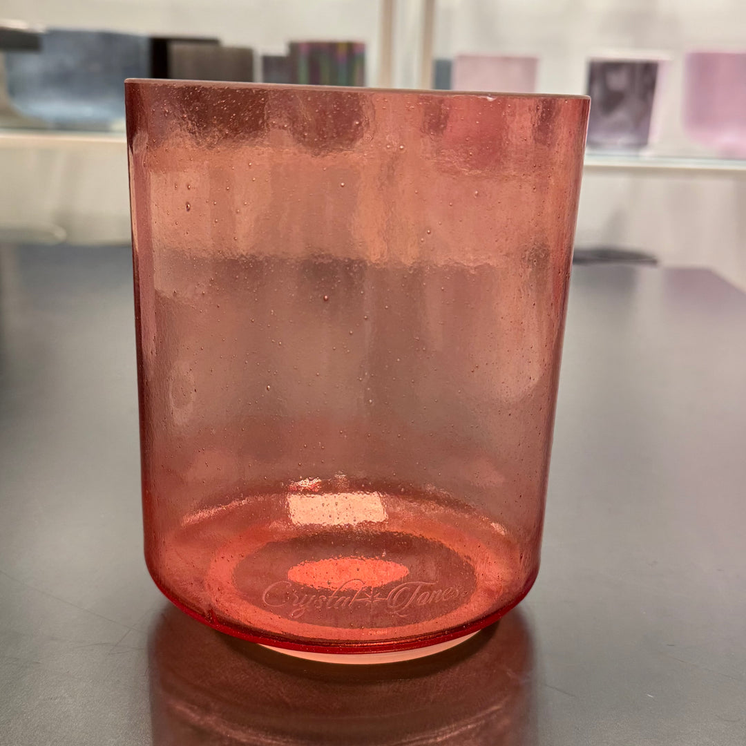 6" G+5 Rose Quartz Bowl 136383 Crystal Tones® Alchemy Crystal Singing Bowl