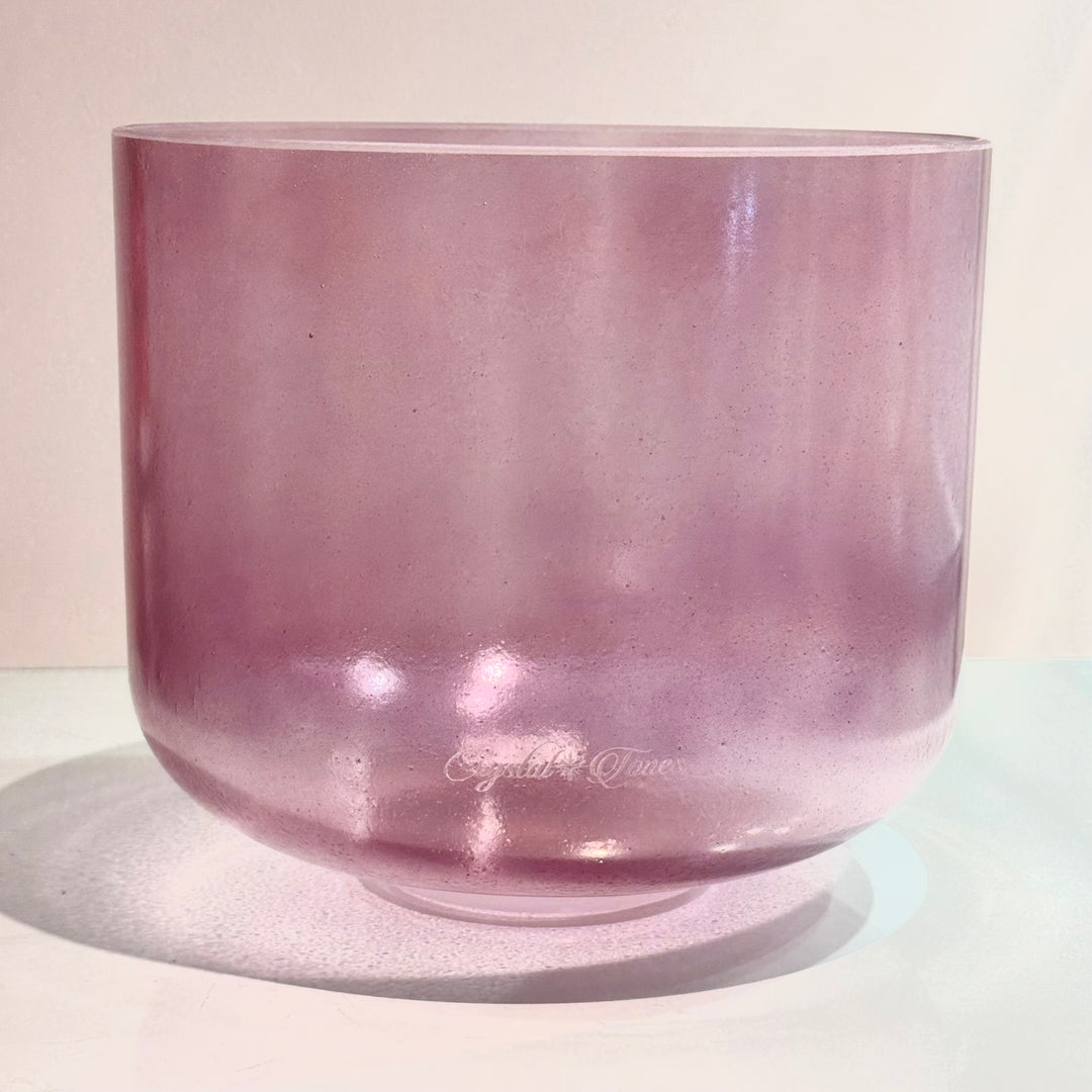 10" B-20 Lavender Aura Gold 153879 Crystal Tones® Alchemy Crystal Singing Bowl