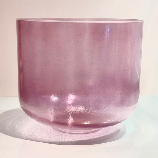 10" B-20 Lavender Aura Gold 153879 Crystal Tones® Alchemy Crystal Singing Bowl
