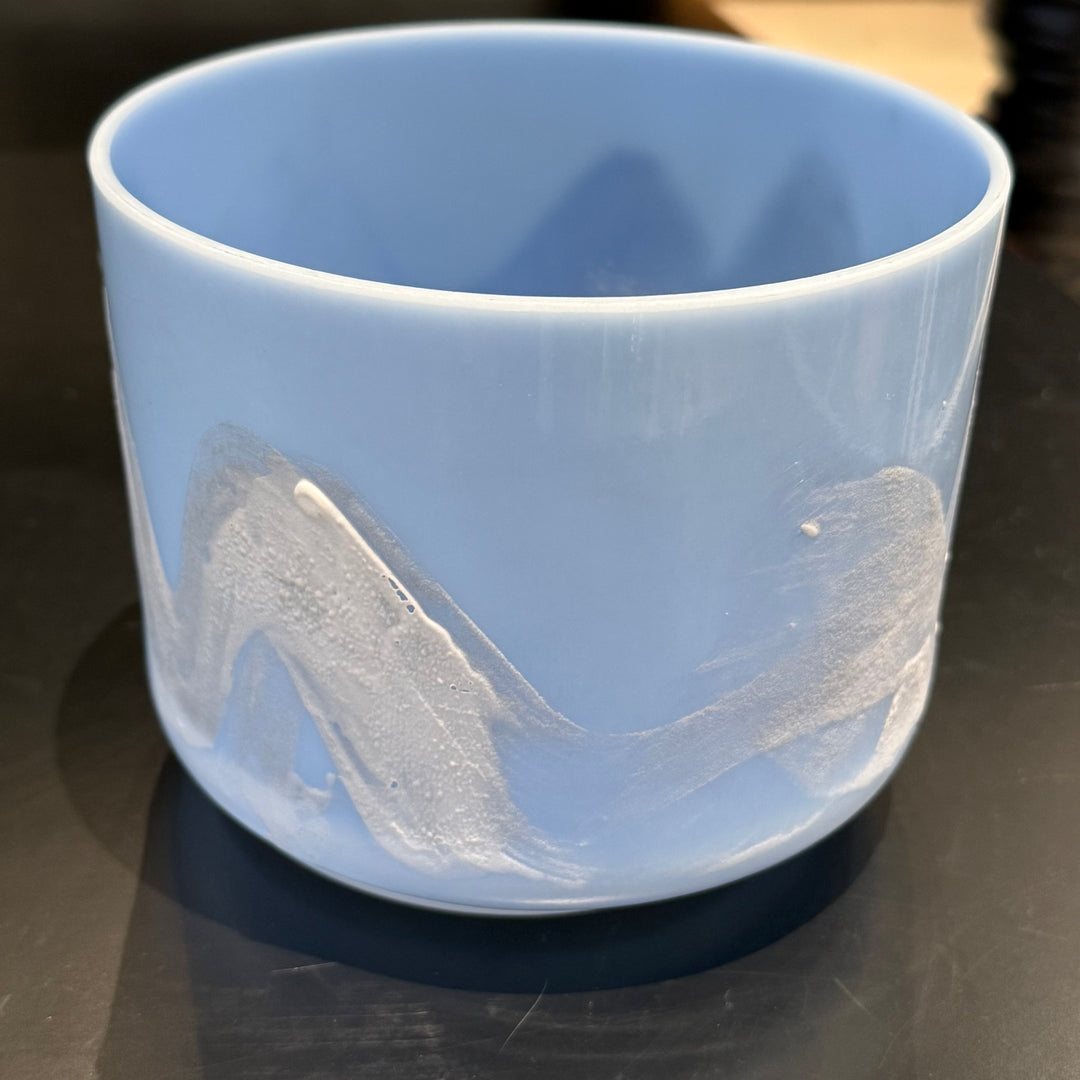 6" C#-5 Larimar 147342 Crystal Tones® Alchemy Crystal Singing Bowl