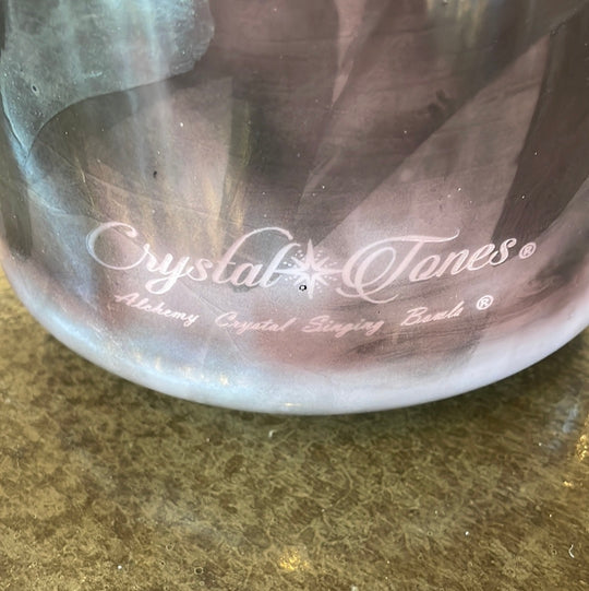 8" D#+45 Lepidolite Bowl 125085 Crystal Tones® Alchemy Crystal Singing Bowl