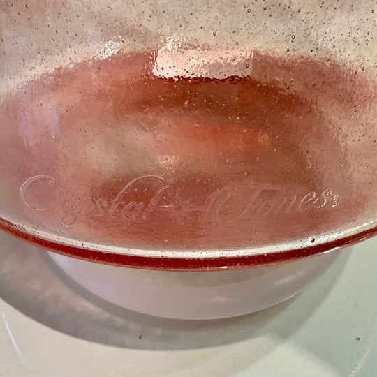 7" A#0 Morganite 132196 Crystal Tones® Alchemy Crystal Singing Bowl