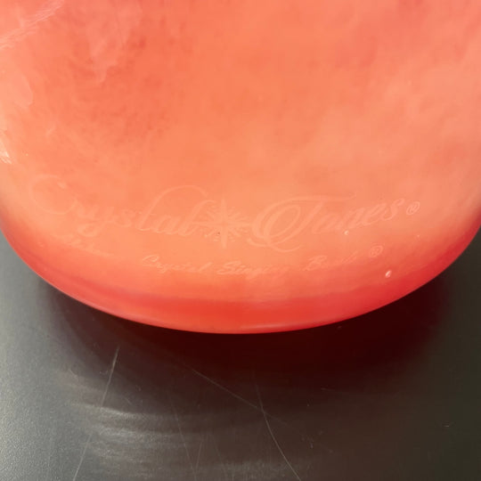 8" E-20 Rose Quartz, White Light Angel Gold Bowl 124819 Crystal Tones® Alchemy Crystal Singing Bowl