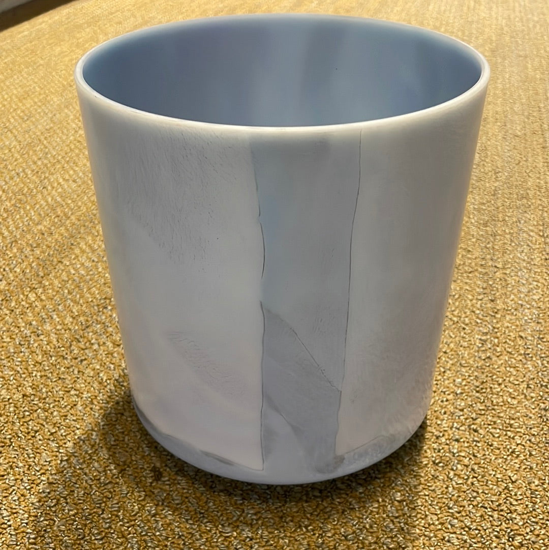 7" E+25 Larimar, White Light Angel Gold Bowl 120579 Crystal Tones® Alchemy Crystal Singing Bowl