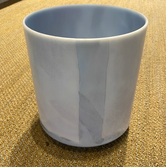 7" E+25 Larimar, White Light Angel Gold Bowl 120579 Crystal Tones® Alchemy Crystal Singing Bowl