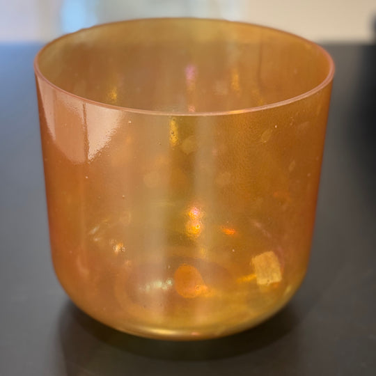 8" C+25 Carnelian, Palladium, Palladium (inside) 109760 Crystal Tones® Alchemy Crystal Singing Bowl