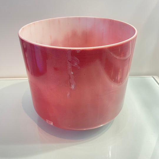 9" A#-5 Lavender Sunset Gold, Rose Quartz 88916 Crystal Tones® Alchemy Crystal Singing Bowl