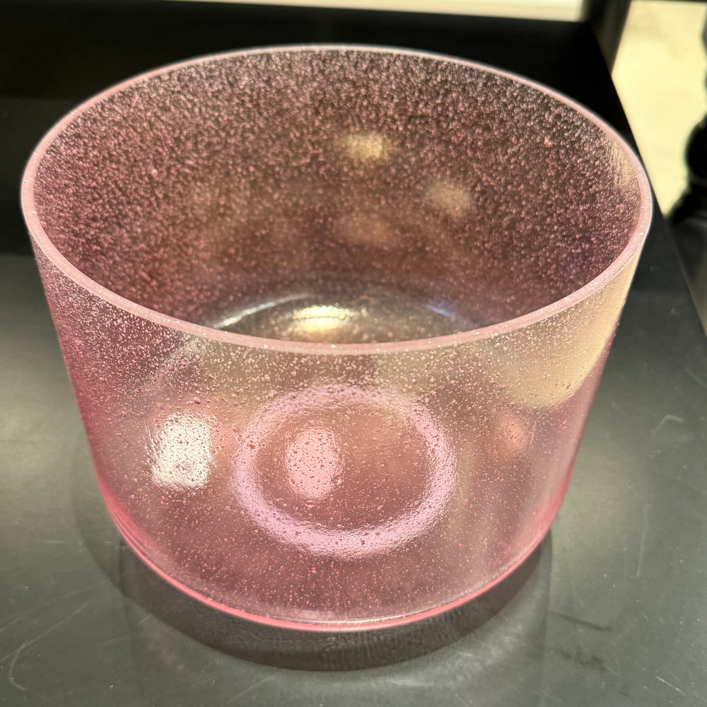 9" D+15 Pink Aura Gold 150881 Crystal Tones® Alchemy Crystal Singing Bowl