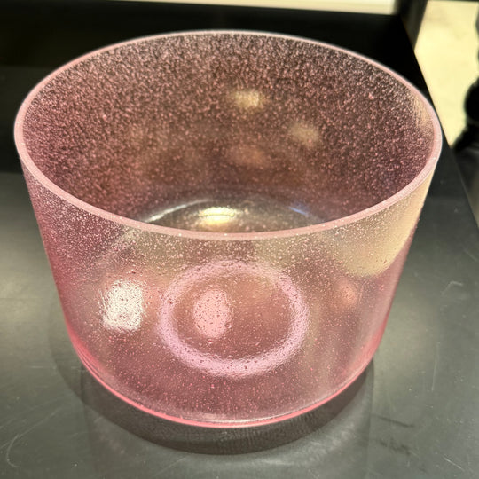 9" D+15 Pink Aura Gold 150881 Crystal Tones® Alchemy Crystal Singing Bowl