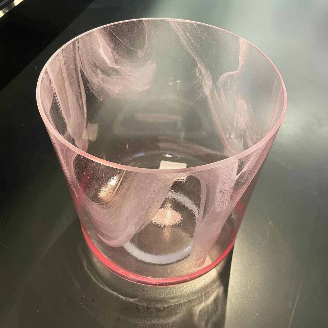 8" G0 Azeztulite, Pink Aura Gold Bowl 133338 Crystal Tones® Alchemy Crystal Singing Bowl