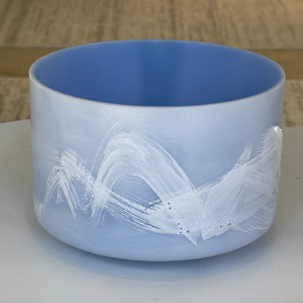 8" G#-30 Larimar 144373 Crystal Tones® Alchemy Crystal Singing Bowl