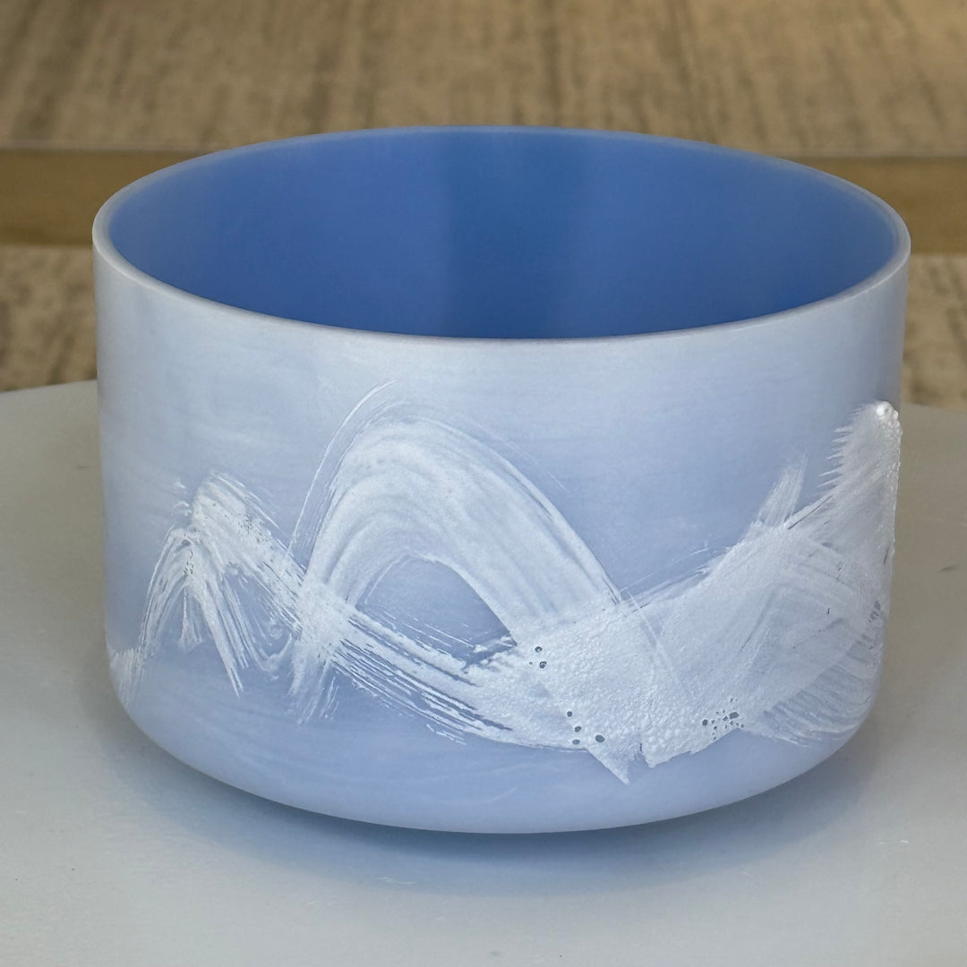 8" G#-30 Larimar 144373 Crystal Tones® Alchemy Crystal Singing Bowl