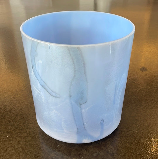 7" E+25 Larimar, White Light Angel Gold Bowl 120579 Crystal Tones® Alchemy Crystal Singing Bowl