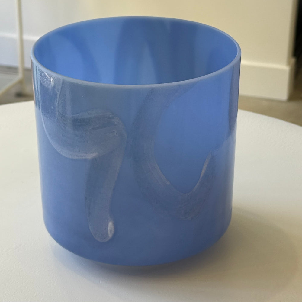 7" F#-35 Larimar 129554 Crystal Tones® Alchemy Crystal Singing Bowl