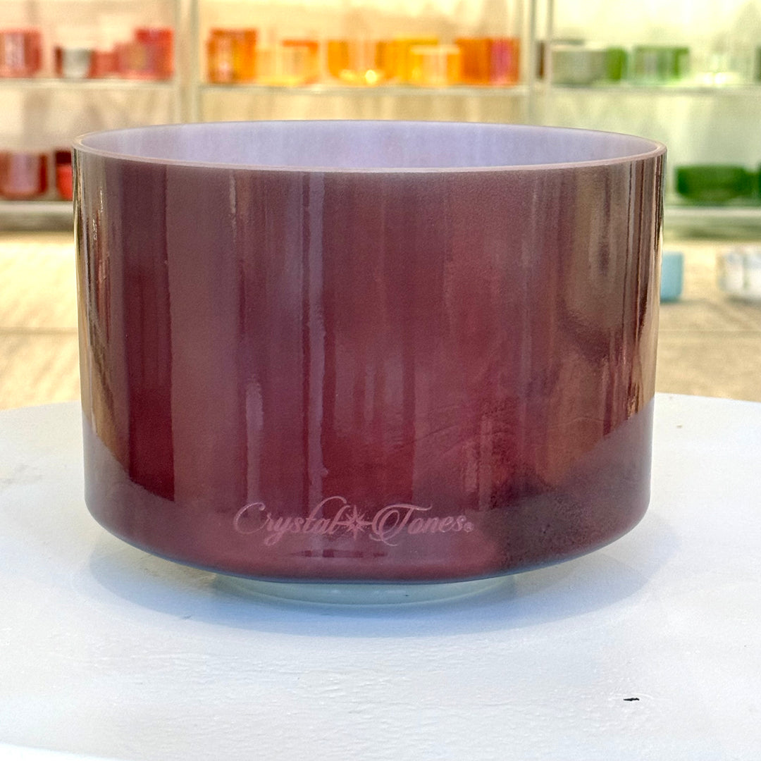 8" E-25 Ruby 136175 Crystal Tones® Alchemy Crystal Singing Bowl