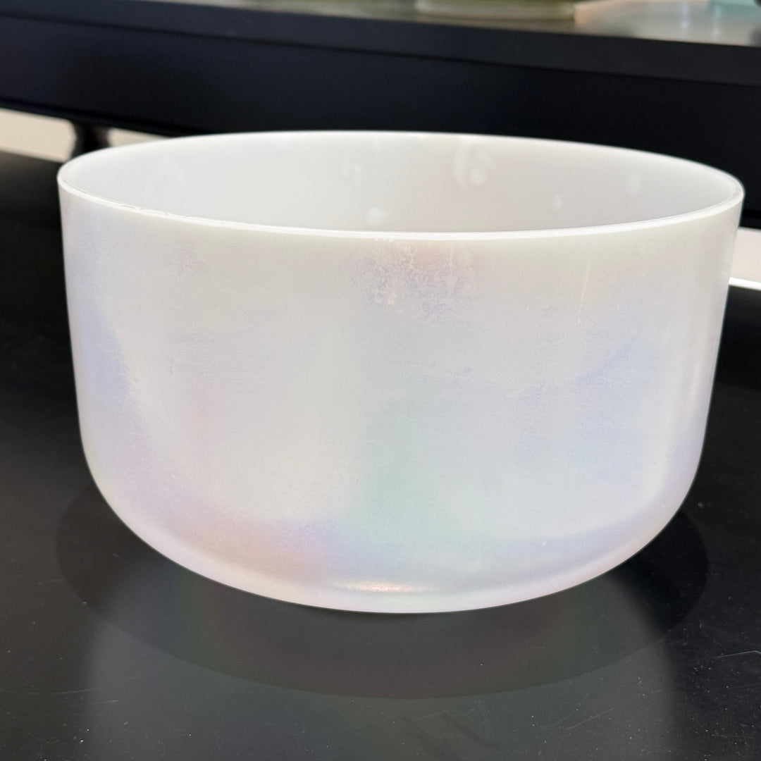 12" F-20 Mother Of Platinum 143545 Crystal Tones® Alchemy Crystal Singing Bowl