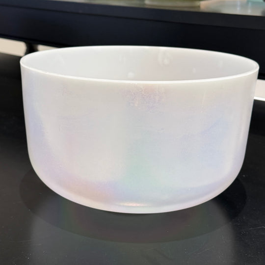 12" F-20 Mother Of Platinum 143545 Crystal Tones® Alchemy Crystal Singing Bowl