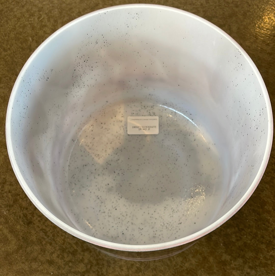 8" D#+45 Lepidolite Bowl 125085 Crystal Tones® Alchemy Crystal Singing Bowl