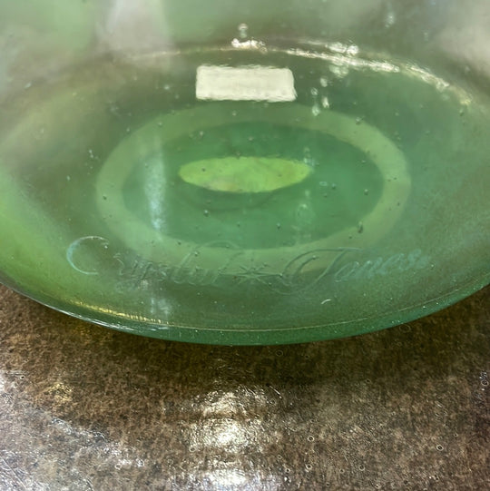 8" C-10 Emerald Tall Bowl 129043 Crystal Tones® Alchemy Crystal Singing Bowl