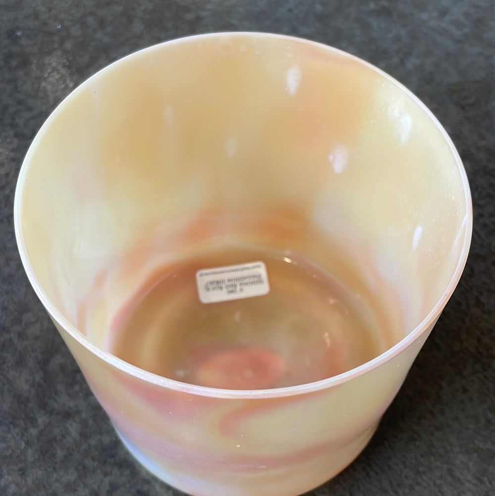 6" D#0 Sedona Red Rock, Palladium Bowl 108267 Crystal Tones® Alchemy Crystal Singing Bowl