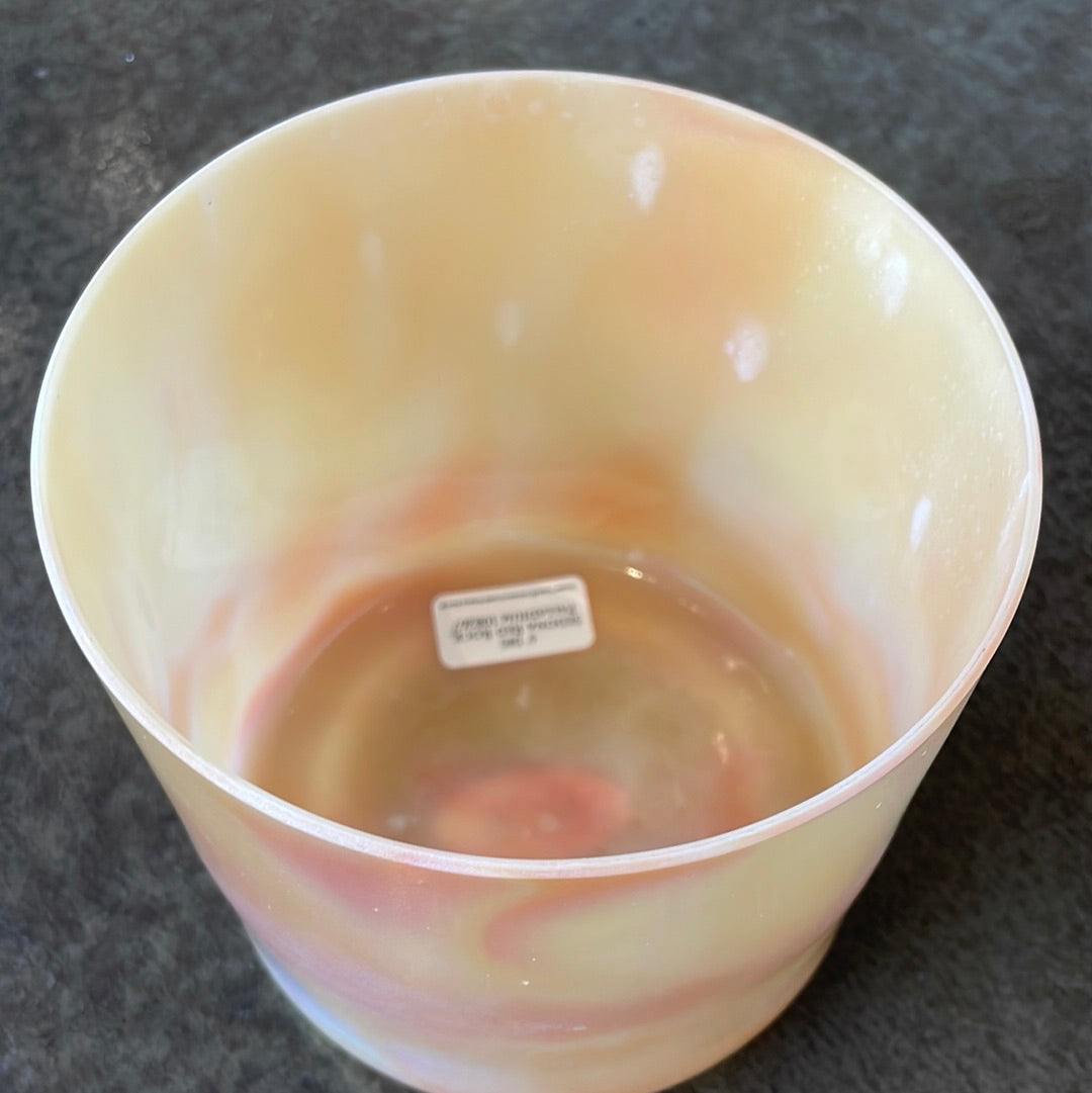 6" D#0 Sedona Red Rock, Palladium Bowl 108267 Crystal Tones® Alchemy Crystal Singing Bowl