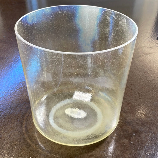 7" D-5 Citrine, White Light Aura Gold Bowl 118971 Crystal Tones® Alchemy Crystal Singing Bowl