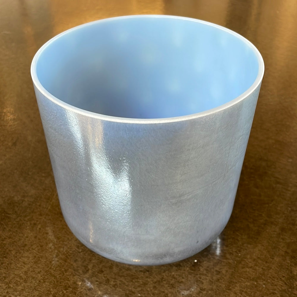 6" B0 Egyptian Blue, Palladium Bowl 114830 Crystal Tones® Alchemy Crystal Singing Bowl