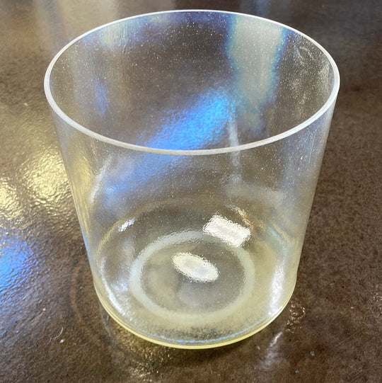 7" D-5 Citrine, White Light Aura Gold Bowl 118971 Crystal Tones® Alchemy Crystal Singing Bowl